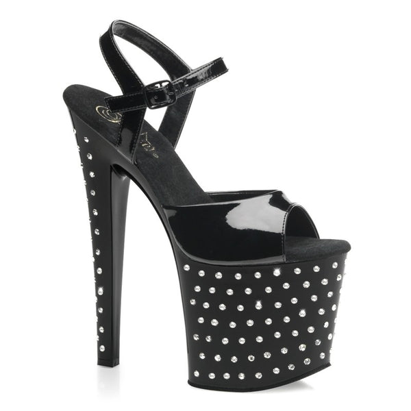 Gogo Plateau Sandaletten mit Strass