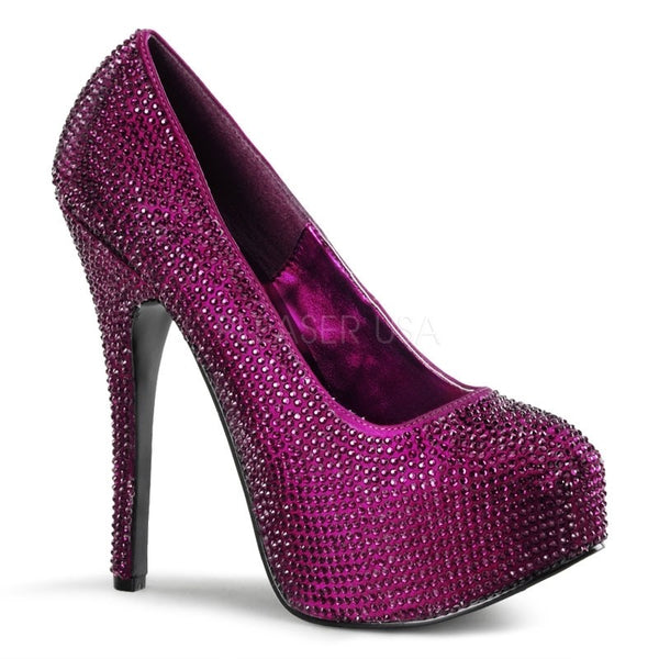 Plateaupumps Strass