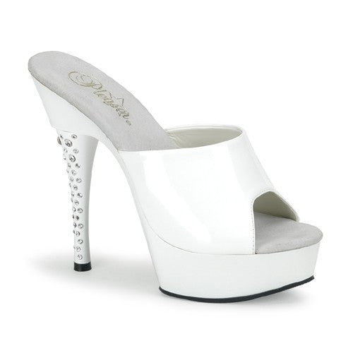 Plateau-Pantoletten mit Strass