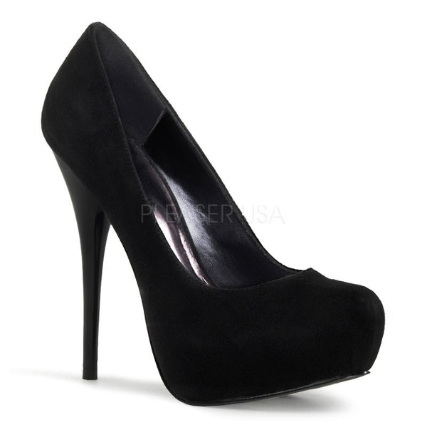 Luxus Velour-Leder Pumps - Pleaser