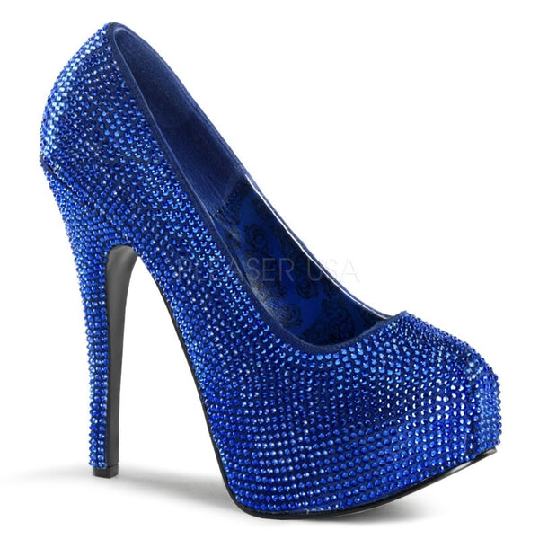 Plateaupumps Strass