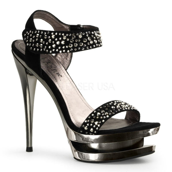 Luxus Double-Platform Sandaletten - Pleaser
