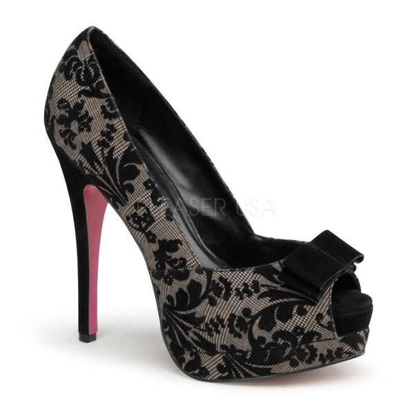 Sexy High Heel Peeptoe Pumps mit Plateau