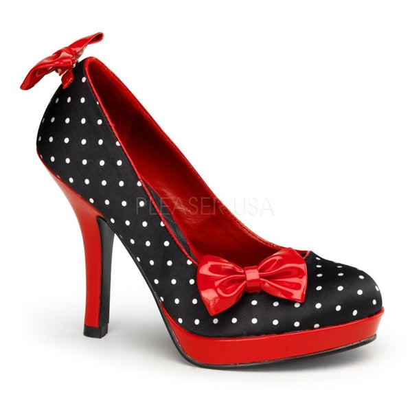 Pin-Up Plateau Pumps mit Schleifen