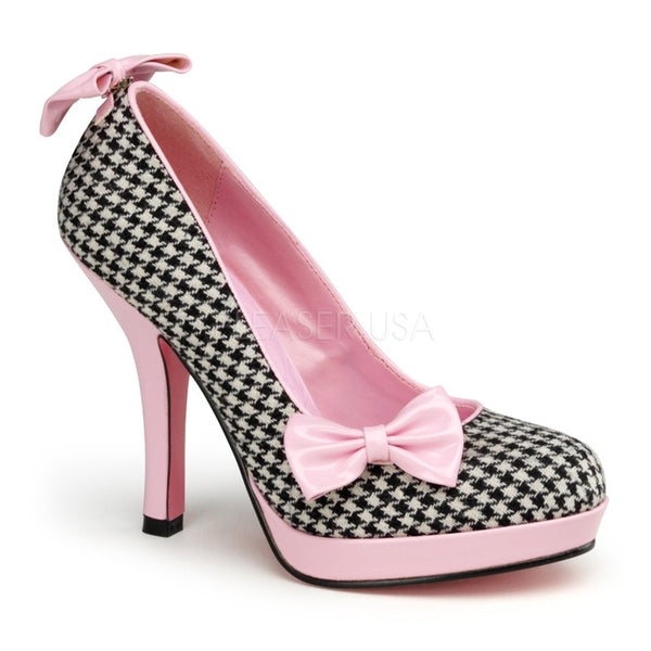 Pin-Up Plateau Pumps mit Schleifen