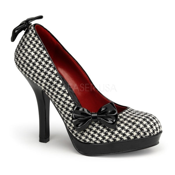 Pin-Up Plateau Pumps mit Schleifen