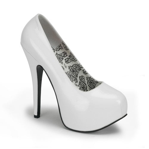 Promi Pumps Lack weiss