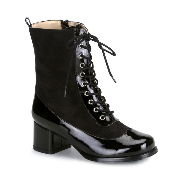 Mädchen Gogo-Schnürstiefelette aus Lack