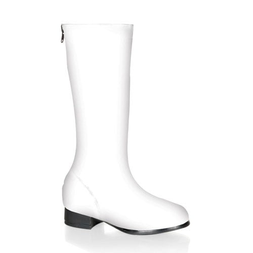 Kunstleder Kinderstiefel - Weiss