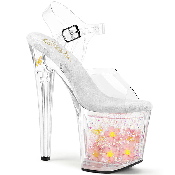 Sandalette mit gefüllten Plateau