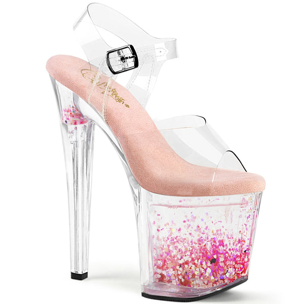 Sandalette mit gefüllten Plateau