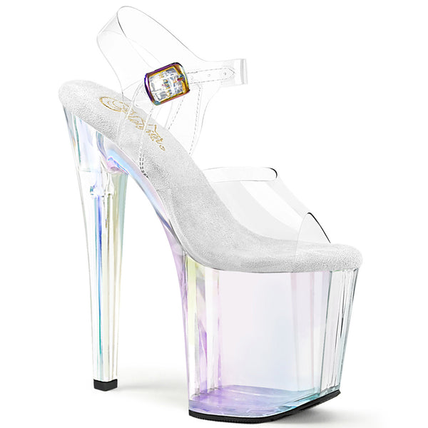 Sandalette mit holografischem Plateau