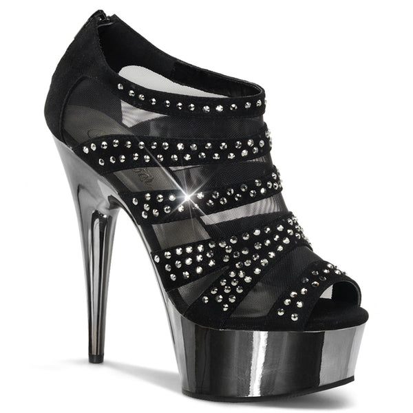 High Heel Sandalette mit Strass