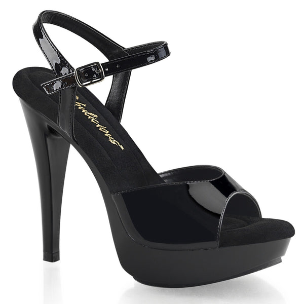 Elegante Pleaser Plateau-Sandaletten