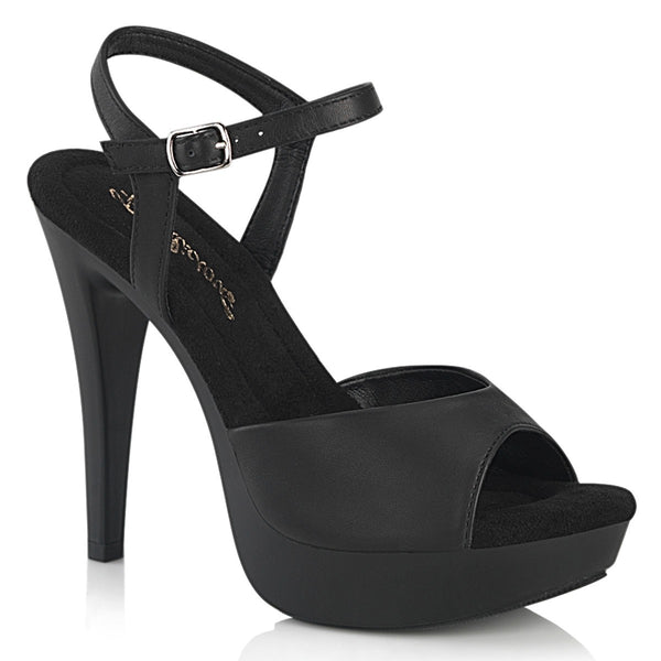 Elegante Pleaser Plateau-Sandaletten