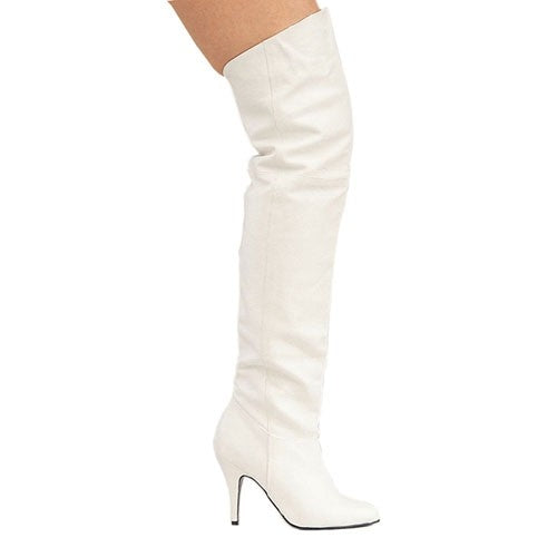 Overkneestiefel Leder