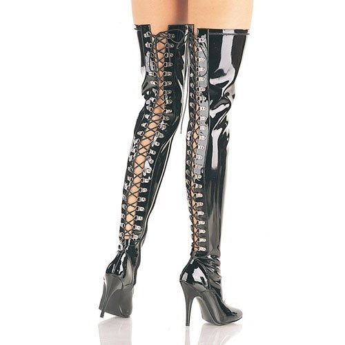 Overknee Stiefel Lack