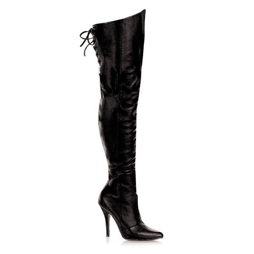 Overknee-Stiefel Leder