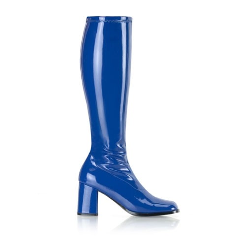 GoGo Stiefel Lack blau