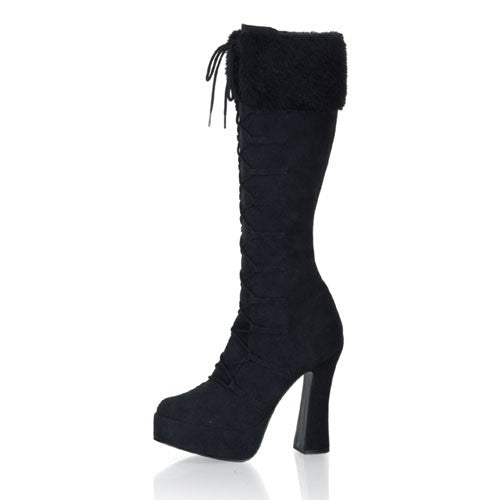 Stiefel mit Fellapplikation