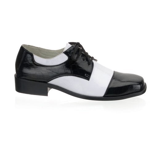 Herren Lack-Halbschuhe