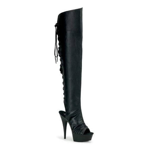 Pleaser Sexy High Heel Plateau Overkneestiefel