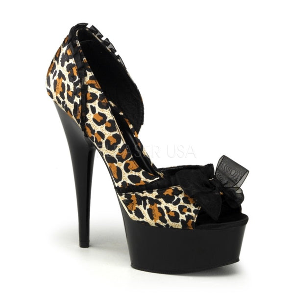 Pleaser Sexy Gogo/Tabledance High Heel Plateau-Peep Toe Pumps