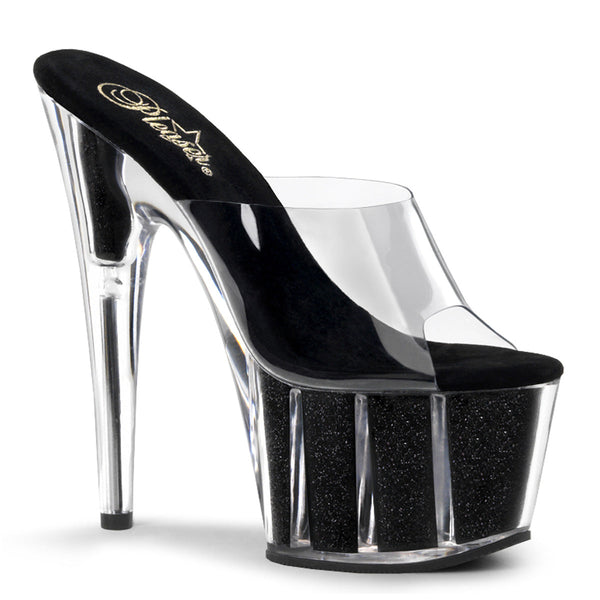 Pleaser Adore 701G Glitter Slide