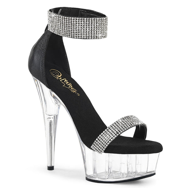 Pleaser Delight 641 Crystal Sandal