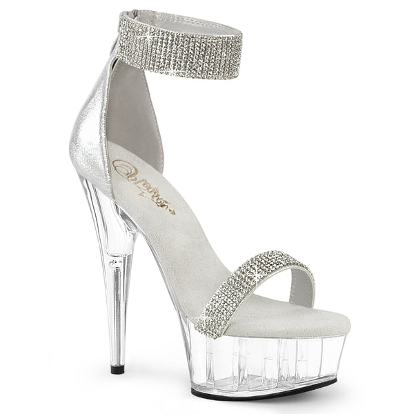 Pleaser Delight 641 Crystal Sandal