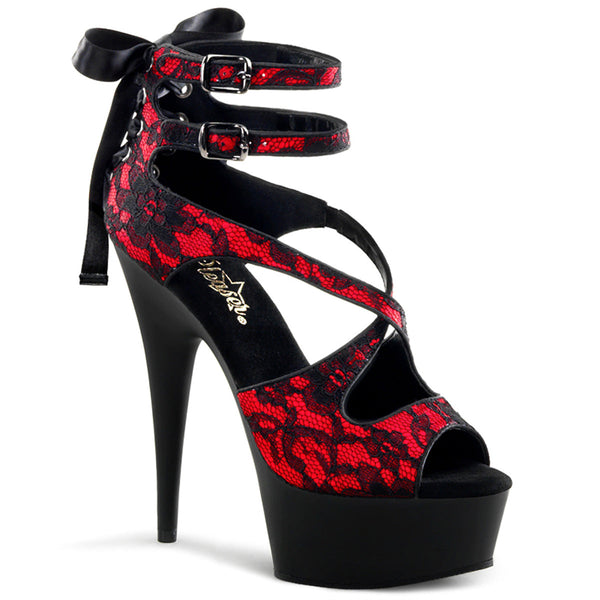 Pleaser Delight 678LC Strap Sandal