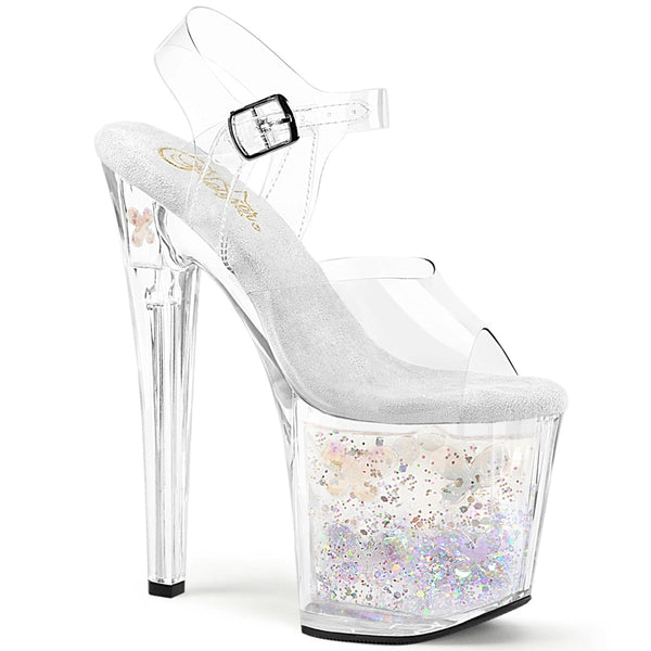 Pleaser Enchant 708AQUA-02 Strap Sandal