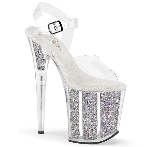 Pleaser Flamingo 808G Glitter Sandal
