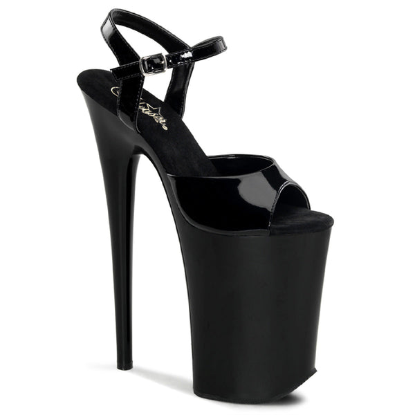 Pleaser Infinity 909 Strap Sandal - Black