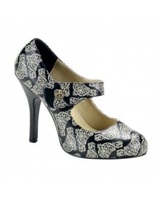 Glitter Pumps silber