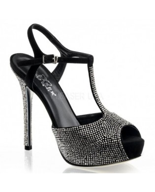 Glitter Pumps silber