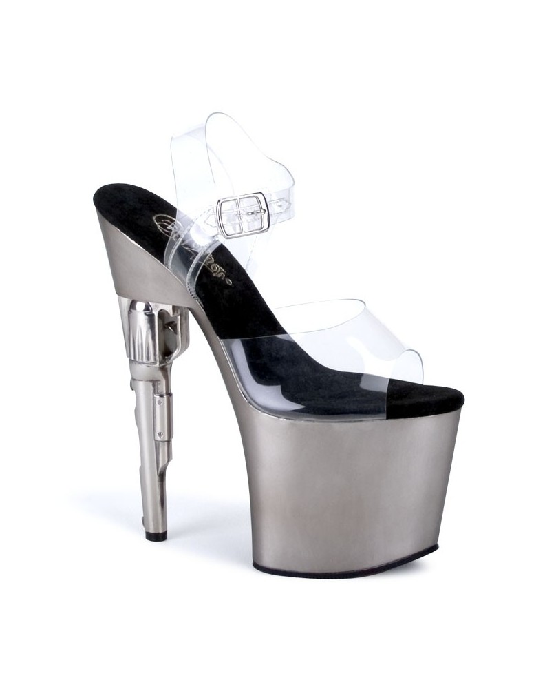 Glitter Pumps silber