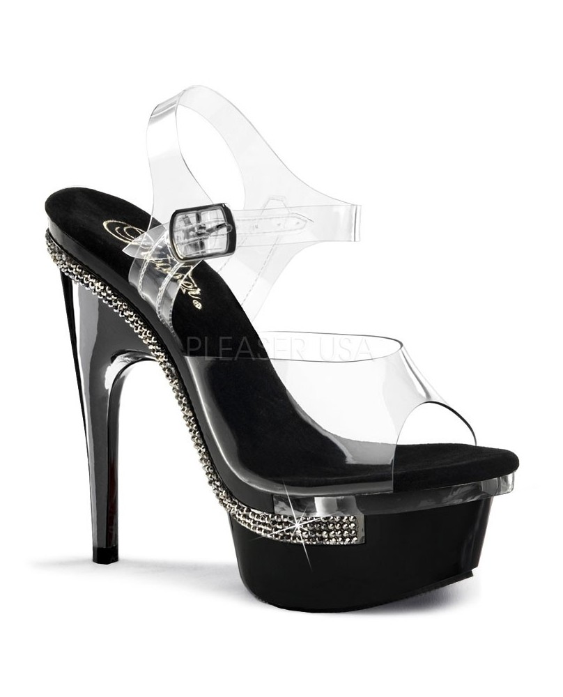 Glitter Pumps silber