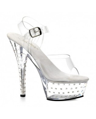 Glitter Pumps silber