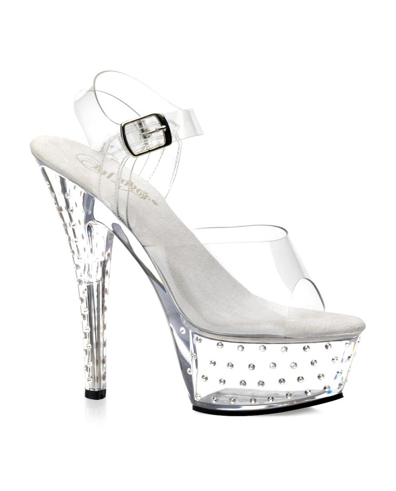 Glitter Pumps silber