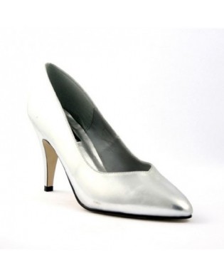 Glitter Pumps silber