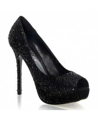 Glitter Pumps silber