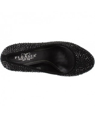 Glitter Pumps silber