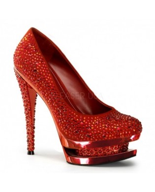 Glitter Pumps silber