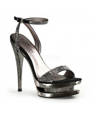 Glitter Pumps silber