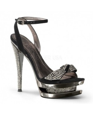 Glitter Pumps silber