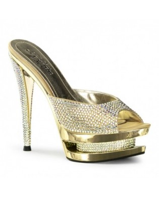 Glitter Pumps silber