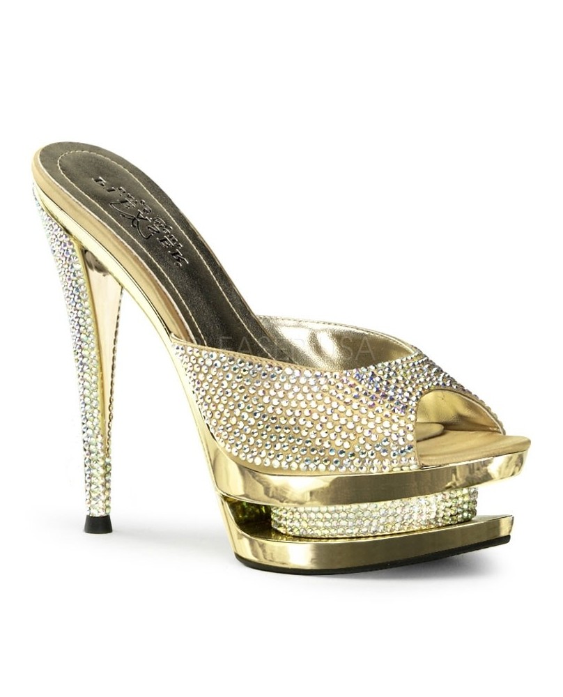 Glitter Pumps silber