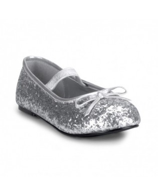 Glitter Pumps silber