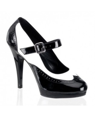 Pleaser Lackpumps mit Miniplateausohle